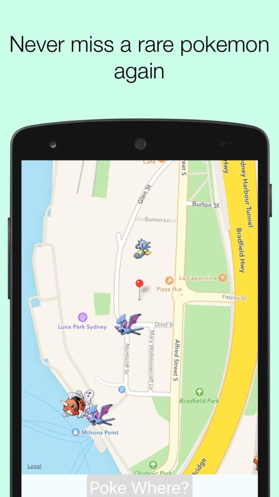 poke where android app