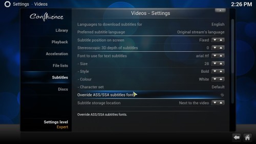 how to add subtitles to kodi