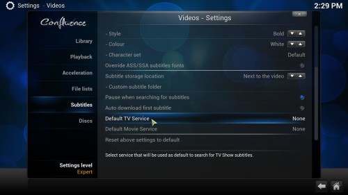 how to add kodi subtitles